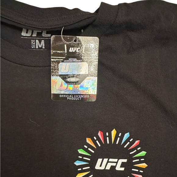 UFC Hispanic Heritage Month Black Colorful Graphic T-Shirt Men Unisex Medium $30 - Picture 5 of 6